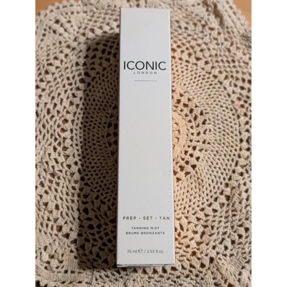 NIB Iconic London Prep-Set-Tan Tanning Mist Glow 75ml Bronzing Face Body Spray